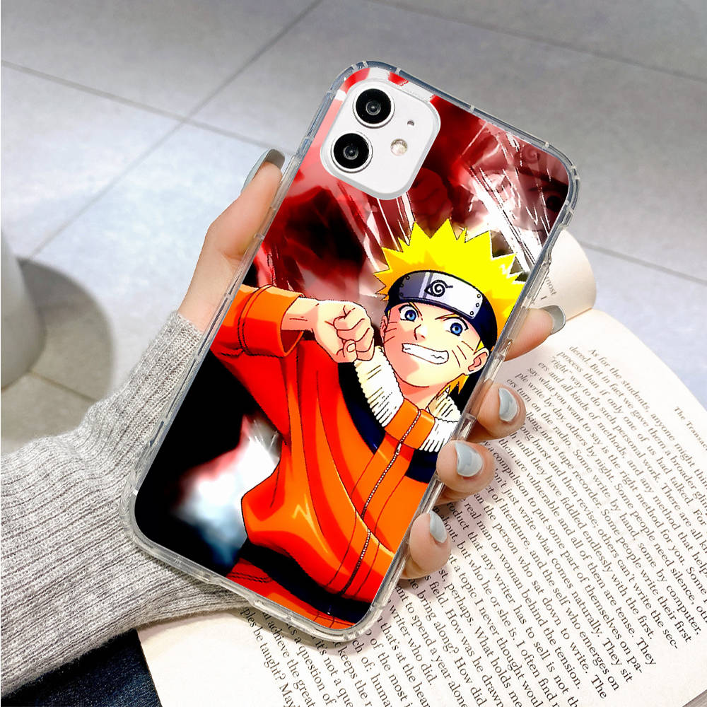 Case for Samsung A04 A14 A23 A34 A54 M23 M33 M52 M53 Realme 10 9 C30S C35 C55 VIVO Y02S Y21 Y51 X80 Pro Transparent Cover WI57 Naruto Anime