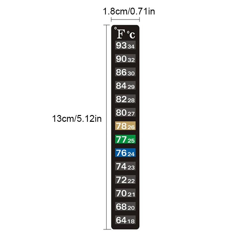 5 bucăți autocolant termometre instrumente digitale de măsurare a temperaturii