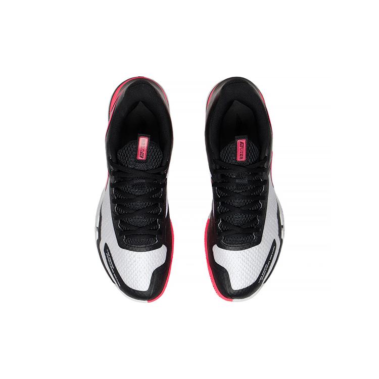 New LiNing Flying Close To The Ground SE Cushioning Breathable Low Top Badminton Shoes Unisex Black White AYZS014-1