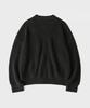 Hooves Cotton Two-Way Balloon Knit Zip-Up [Black]