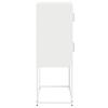 Komoda Biała 68X39X107 Cm Stal