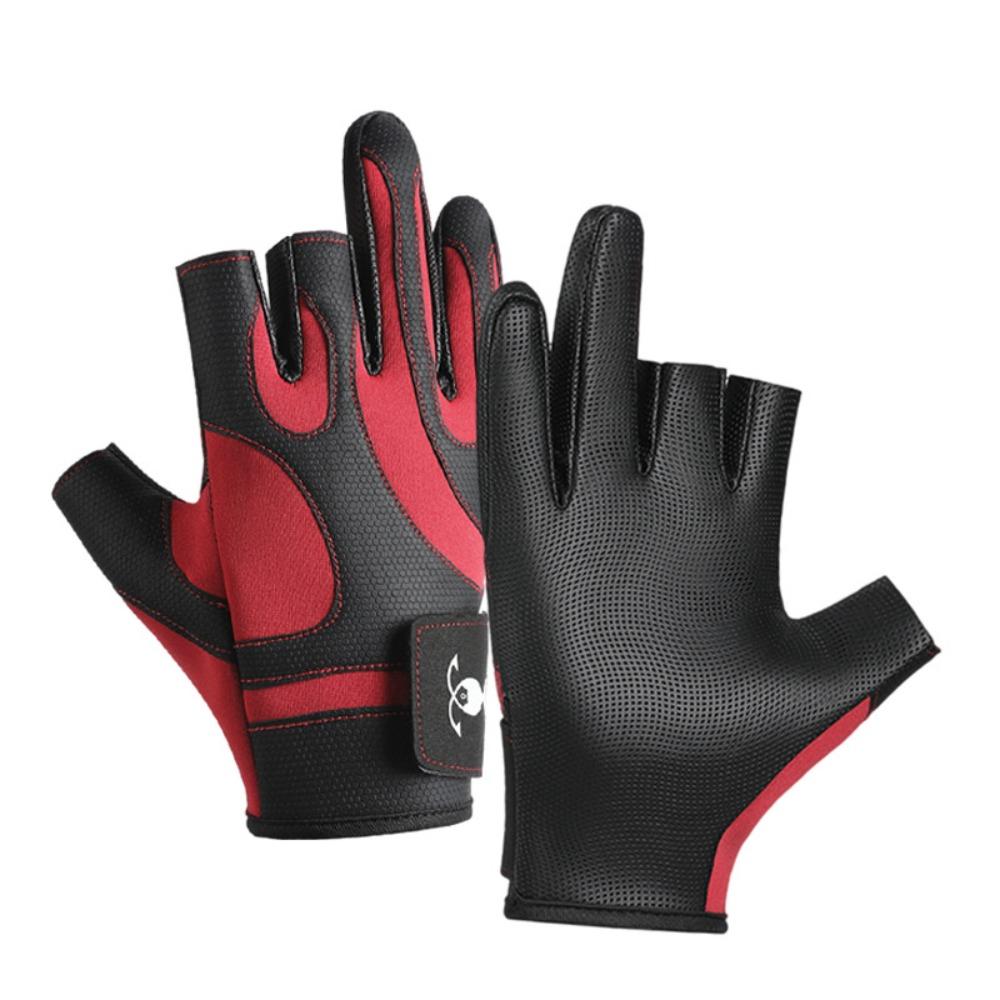 Sun-proof Fishing Gloves Non-Slip Men Gloves Fashion Sports Bicycle Riding Gloves  Nautical Sports