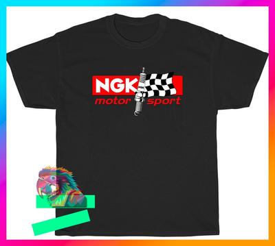 New NGK Spark Plugs Racing Motor Sport Logo American Funny T Shirt SIZE S-5XL Unisex T-Shirt