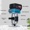 Compact Router Wood Router Tool With 2Pcs 4.0Ah Batteries 21V Brushless Portable Handheld Palm