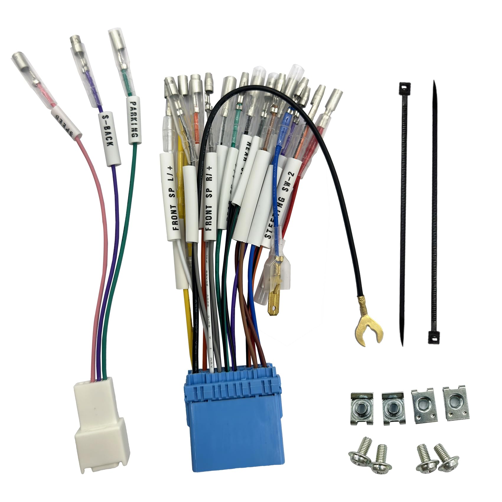 

Комплект для установки 2DIN Wide аудио навигации Suzuki 20P Аудио жгут 5P Разъем для провода скорости автомобиля + [Б/У]