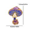 West Cowboys Iron On Patches For Clothing thermoadhesive Patches For Clothes Mushroom Embroidery Patches For Hat/Jeans DIY Badge