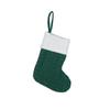 1 Stück Monogramm Gestrickte Socken Grün A-Z Buchstabe Hängende Weihnachtsstrümpfe Kamin Weihnachtsbaum Hängend Party Dekoration