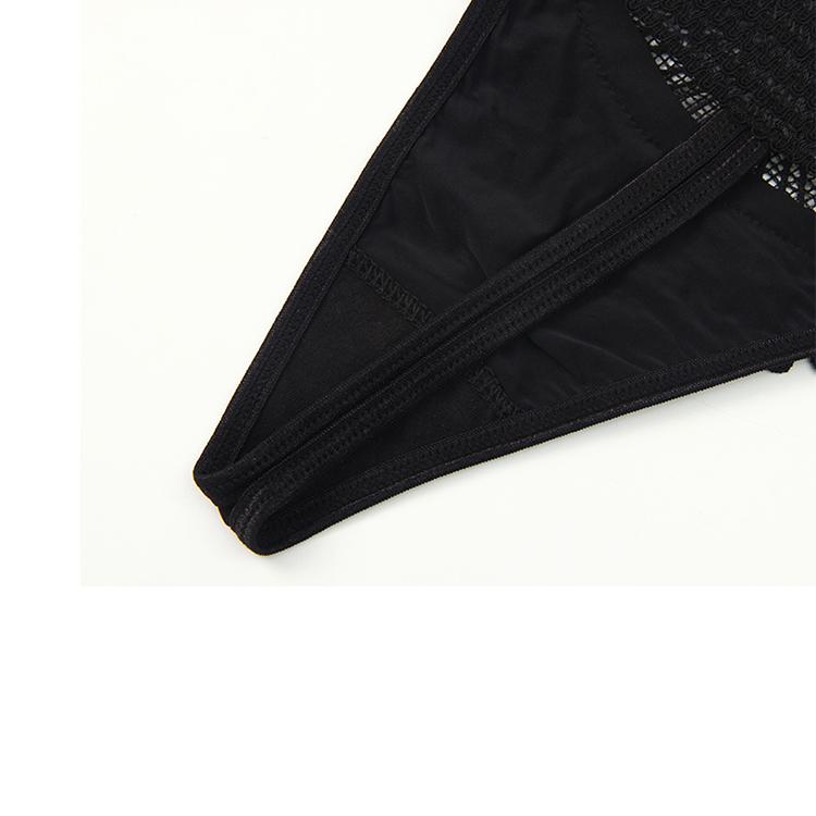 Women Erotic Sexy Open Lace Panties Transparent Bow Low Waist Underpants Female Breathable Hollow Mesh Briefs Lingerie