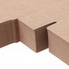 50pcs Kraft Paper Wrapping Box Multipurpose Household DIY Crafts Supplies for Festival Holiday Birthday Party Gift