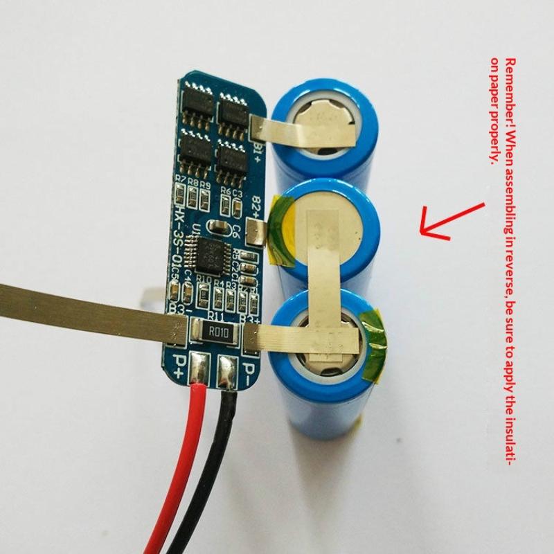 3S 12V 18650 10A Bms Charger Li-Ion Lithium Battery Protection Board Circuit Board 10.8V 11.1V 12.6V Electric