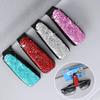 Car Sun Visor Sunglasses Clip Diamond Glasses Holder Eyeglasses Clips Card Ticket Holder Fastener Glasses Case Auto Accessories