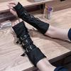 Unisex Punk Arm Sleeves Stretchy Fabric Armwear Comfortable Arm Coverage for Outdoor Activity Halloween Dressingup Props