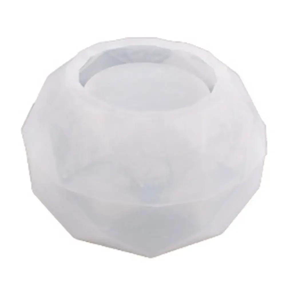 Mini Silicone Plant Pot Molds Form Arts Craft Polygonal Casting Moulds DIY Succulent Flowerpot Candle Holder Concrete Clay Mold