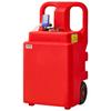 Serbatoio Portatile Carburante, 32 Galloni, Serbatoio Carburante Portatile con Pompa Elettrica per Trasferimento Carburante 12V DC 2.5 GPM, Tubo di Erogazione da 4 piedi e Ugello con Sensore di Arresto Automatico, Serbatoio