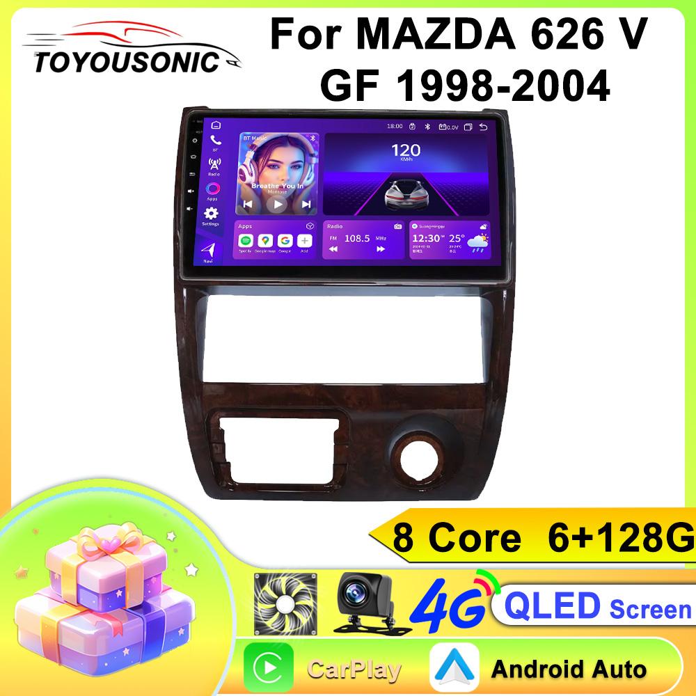 Android Car Multimedia Player For MAZDA 626 V GF 1998-2004 GPS Navigation CarPlay 4G Head Unit Stereo Video Player