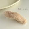 Maillard Pearl Plush Hairpin Women'S Back Head Hair Clip Large Duck Bill Clip Temperament Hairpin Headdress