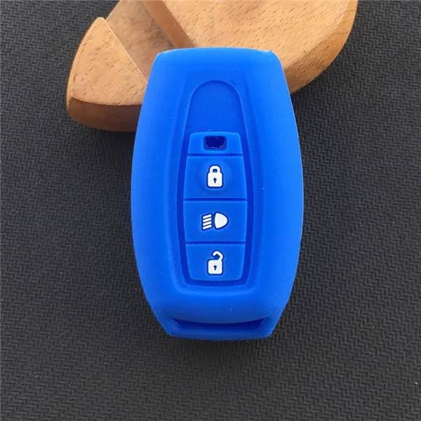 Silicone Car Fob Key Case Rubber Protector Cover Shell Holder Accessories for Tata Storme Aria Safari India 3 Buttons Remote