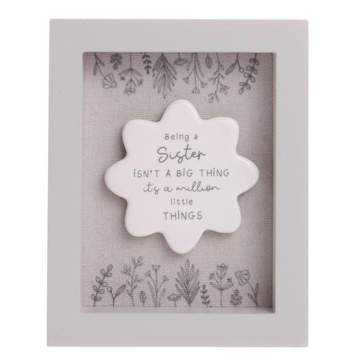 Celebrations Moments Sisters Framed Plaque