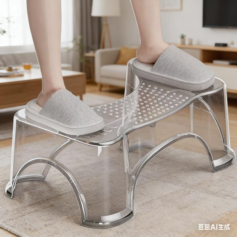 1PC Toilet Squat Stool Removable Toilet Seat Stool Portable Squat Step Stool Home Multifunctional Bathroom Accessories