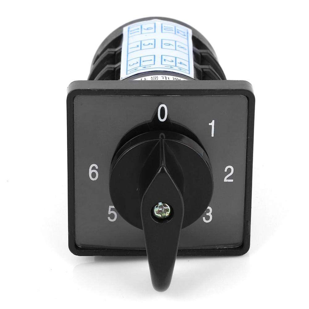 12 Terminals Rotary Changeover Switch 20A 500V 4W Combination Changeover Switch Changeover Switch