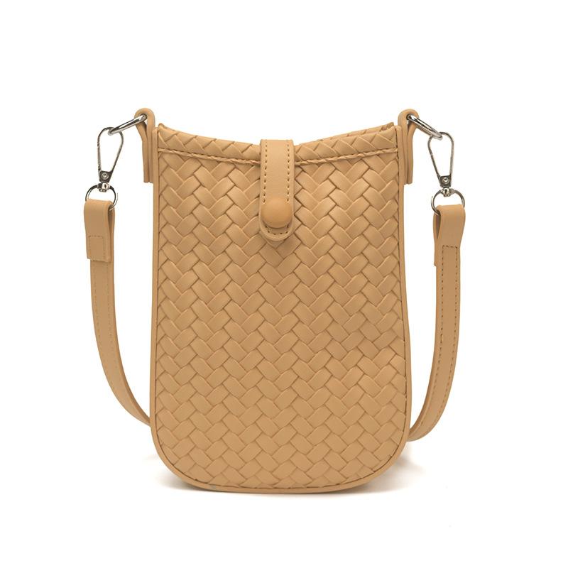 Mobile Phone Bag, Women's New Crossbody Small Bag, Leather Vertical Design, Going Out Women's Bag, Cowhide Mini Shoulder Bag