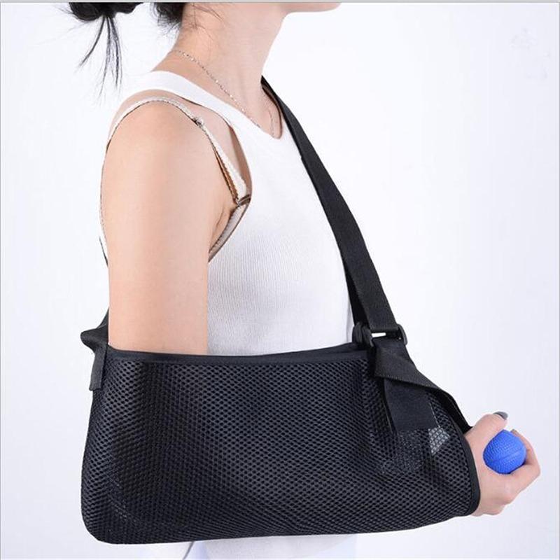 Adjustable Breathable Arm Sling Universal Support Shoulder Strap Brace Immobilizer Wrist Elbow Forearm Support Brace Straps 1Pc