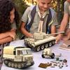 WW2 Panther Medium Tank & RSO Tractor Vehicle Building Blocks, Compatible with Lego Military Set, Great Army Gift for Kids and Teens Over 8 Years Old