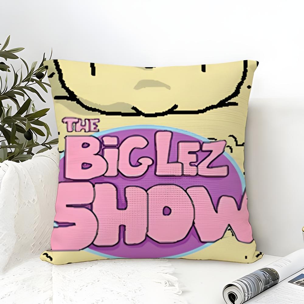 Web Series Cartoon T-The Big Lez Show 4 Pillow Case Linen Pillow Case Sofa Home Decor Cushion Cover Cushion Cove