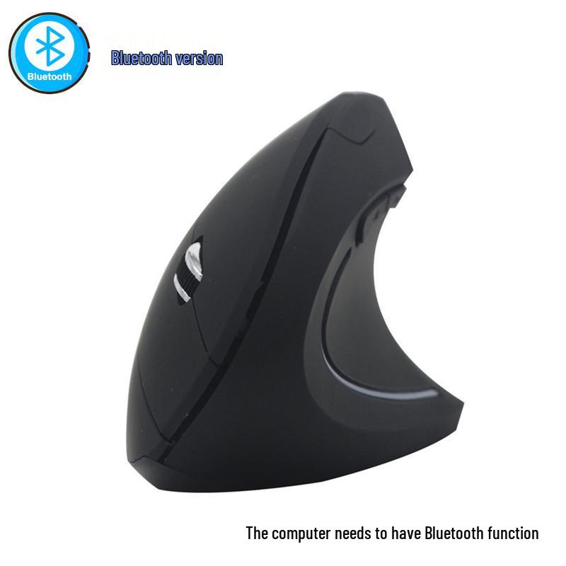 Ergonomic Optical Bluetooth Vertical Mouse with Side Buttons, Power-Saving, Long Battery Life for Gaming and Office Use.
