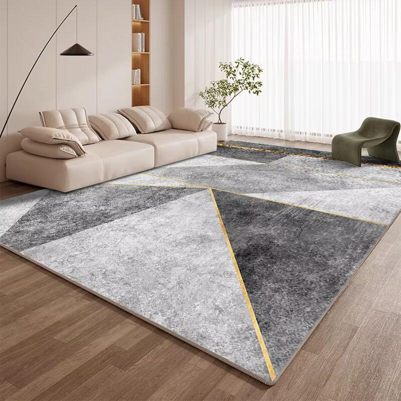 Modern Geometry Luxury Carpets for Living Room Soft Non-slip Large Carpet Bedroom Lounge Rug Coffee Table Mat Home Decor