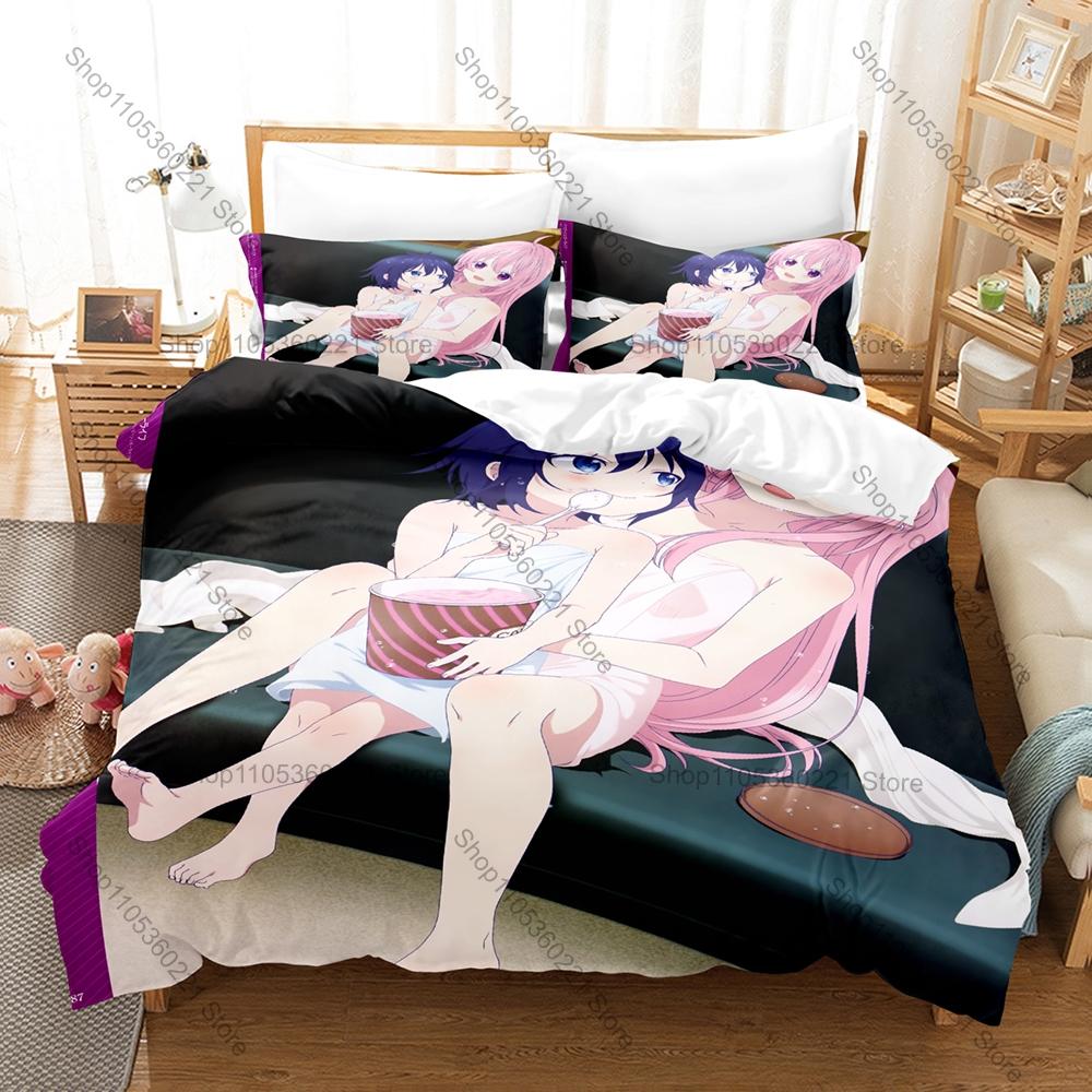Cool Personality Happy Sugar Life Anime Bedding Set New Duvet Cover Set For Fans Bedroom Home Decor Bed Linen All Sizes