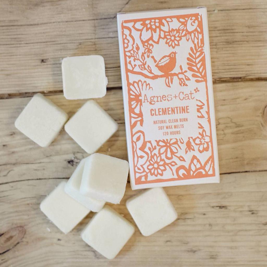 Agnes + Cat Box of 8 Wax Melts – Clementine