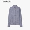 MO&Co. Women's Brushed Cotton Long-Sleeved Shirt