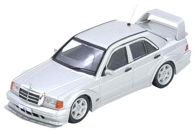 Inno Models Scale Mercedes 190E Silver Finished Product 1/64 190E-SIL