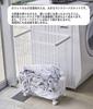 Tower Laundry Basket with 55L Large Slim by Yamazaki Laundry Nordic Laundry Stylish Casters, Capacity, White, Design, Jitsugyo, Basket, Style, Rack,