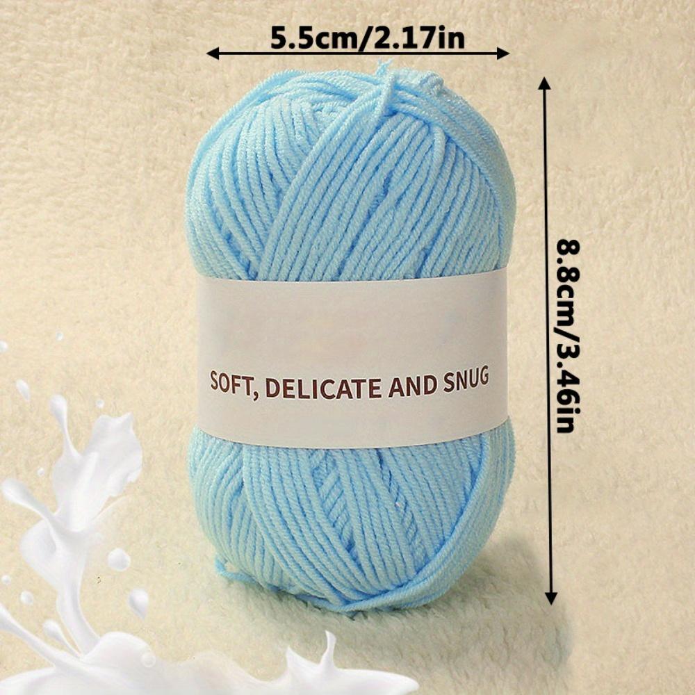 4pcs 4-Strands Multicolor Combed Yarn Bundle Soft Vibrant and Durable Material for DIY Crocheting Knitting Sweater Making Flower Crafting
