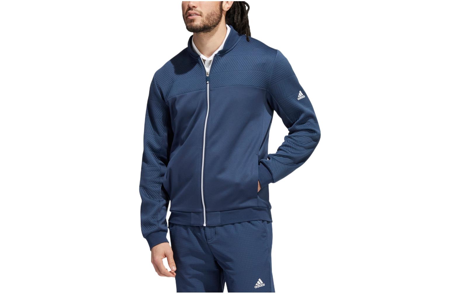 Adidas Jackets Men s Blue Stand Collar Moderate Other HF6515 XL