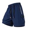 Outdoor IJszijde Ademend Lichtgewicht Sneldrogende Sportshorts voor Mannen Zomer Losse Werkkleding Stijl Vijfkwartbroek