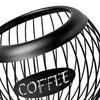 Kaffeepadhalter, Schreibtisch-Organizer, platzsparender Aufbewahrungskorb aus Schmiedeeisen, Snack- und Süßigkeitenbehälter