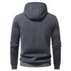 Fashion Winter Autumn Men's Casual Hoodie Big Pocket Solid Color Hooded Sweatshirt Sweatshirts Pullover Fleece Streetwear