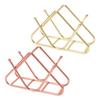 Napkin Holder Iron Art Vertical Style V Shape Large Capacity Bottom Thickening Widening Design Paper
