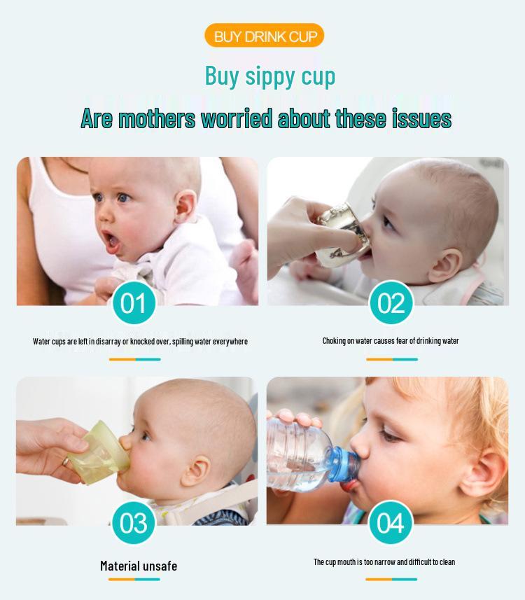 Fanfan Times 360° Leak-Proof Children's Sippy Cup: Anti-Choke, Anti-Spill, Portable Baby Training Cup