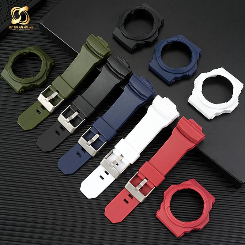 Koperta Pasek do Casio G-SHOCK GA-150/200/201/300/310/GLX100 Ochronna Obudowa Żywica Gumowy Pasek Bransoleta Akcesoria Narzędzia