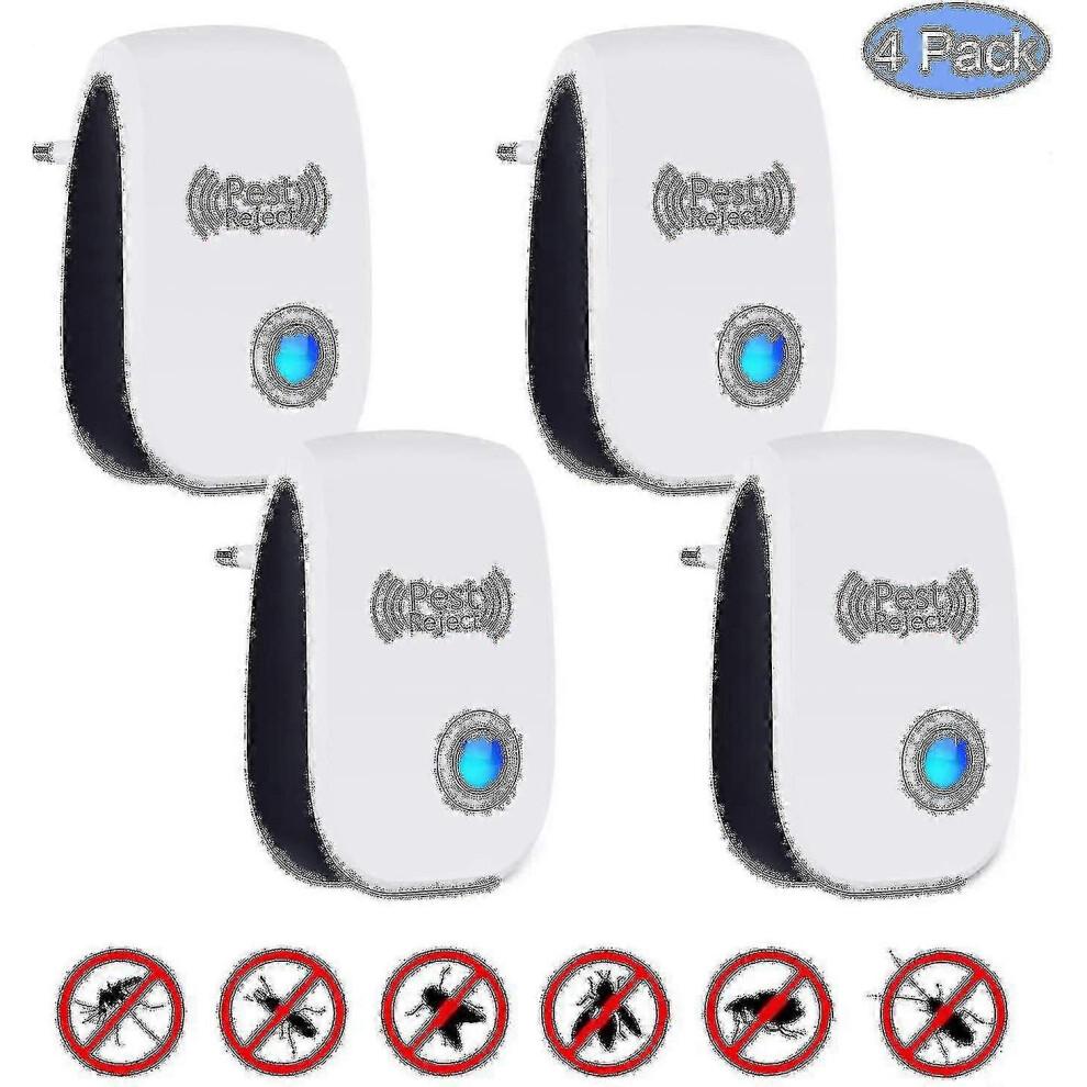 Applicable To 4 Pieces Against Mice Ultrasonic Pest Repellent Electronic Insect Repellent Animal Repellent