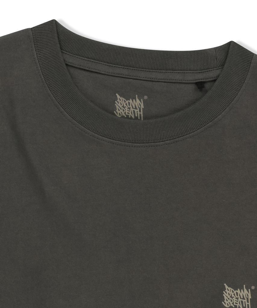 BROWNBREATH Patchwork Check Tag Longsleeve - Brown