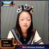 Creative Black Devil Headband: Fun Halloween Hair Accessory for Women