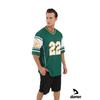 Nfl Themed Oversize Mold Green American Football Jersey T-shirt Dmnt33287