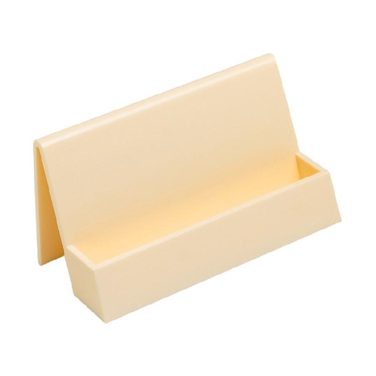 Plastic Name Card Display Holder Large Capacity Office Desk Business Card Stand
