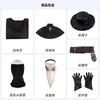 Plague Doctor Uniform Dark Bird Men's Dungeon Woodpecker Beak Movie Character Halloween Costume