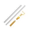 Retractable Clothesline Pole Telescoping Adjustable Metal Clothes Reach Rod for Home Balcony Drying Clothes Rod
